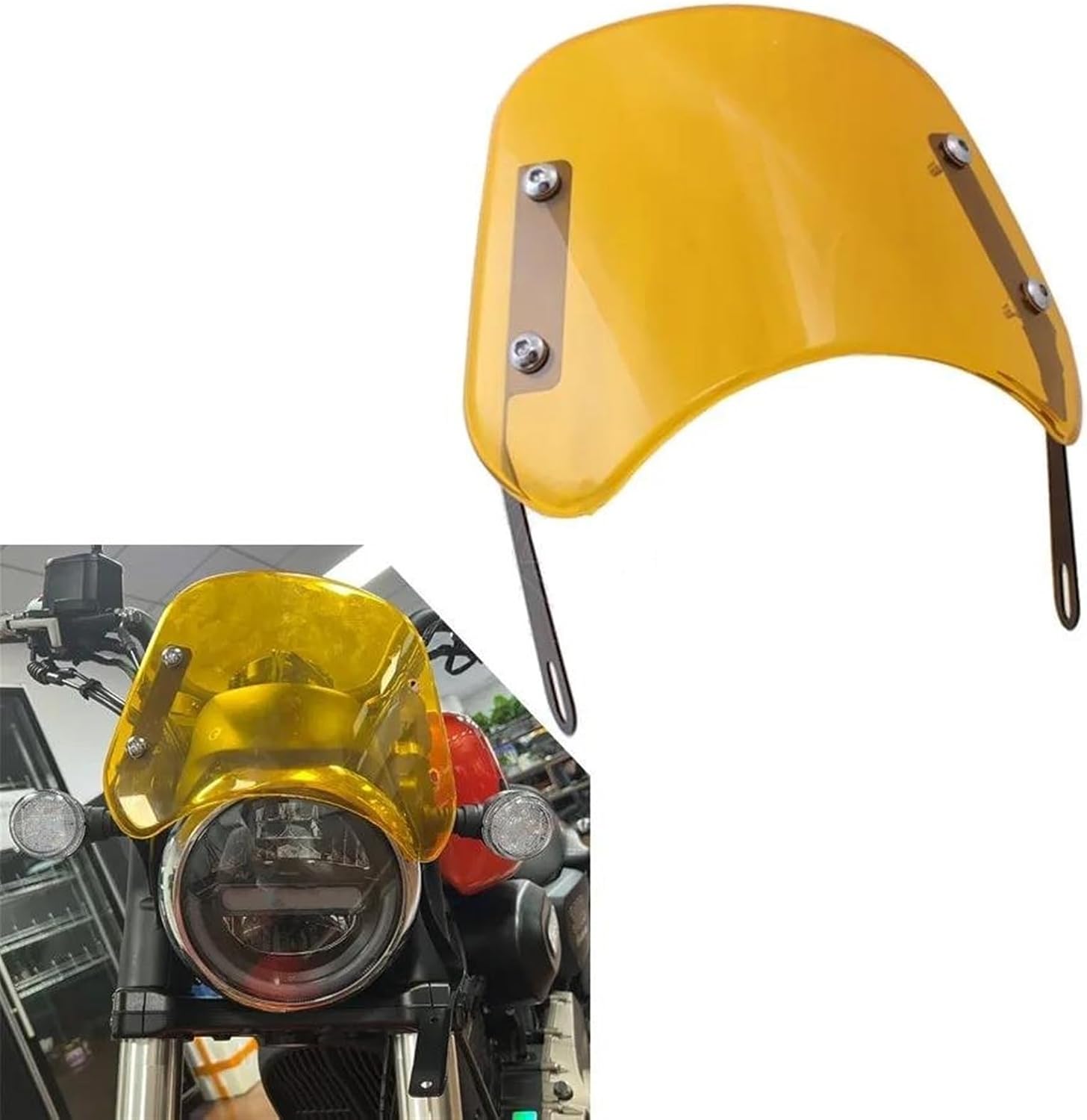 オートバイのフロントガラスディフレクター ハーレー用ヤマハ&HA